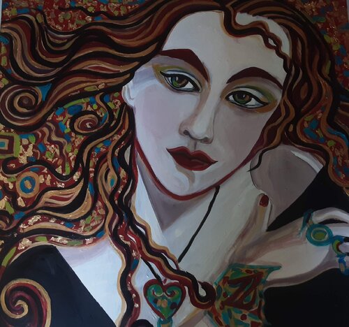 LADY RUBIS by Zigou, Painting for Sale on Select