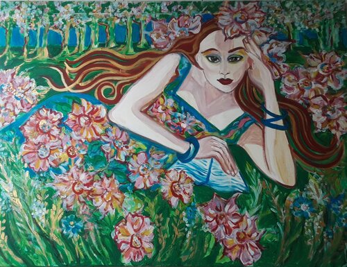 SUMMER romance by Zigou, Painting for Sale on Select