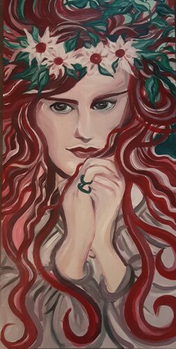 mademoiselle Paquerette by Zigou, Painting for Sale on Select