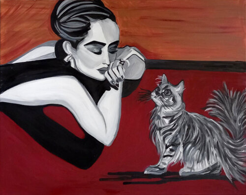 Coup de foudre by Zigou, Painting for Sale on Select