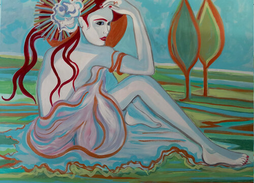 Daphné by Zigou, Painting for Sale on Select