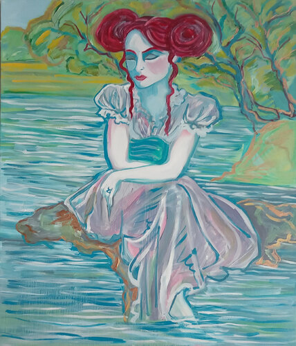 Morgane by Zigou, Painting for Sale on Select