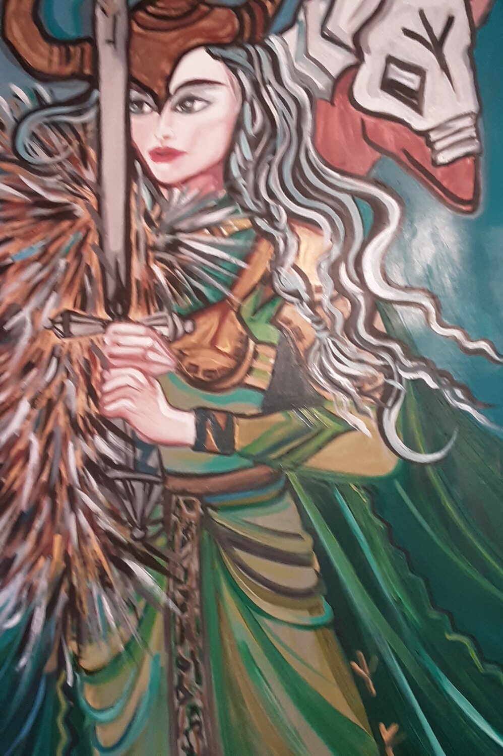 Sigrid la Fier Zigou Original painting for sale