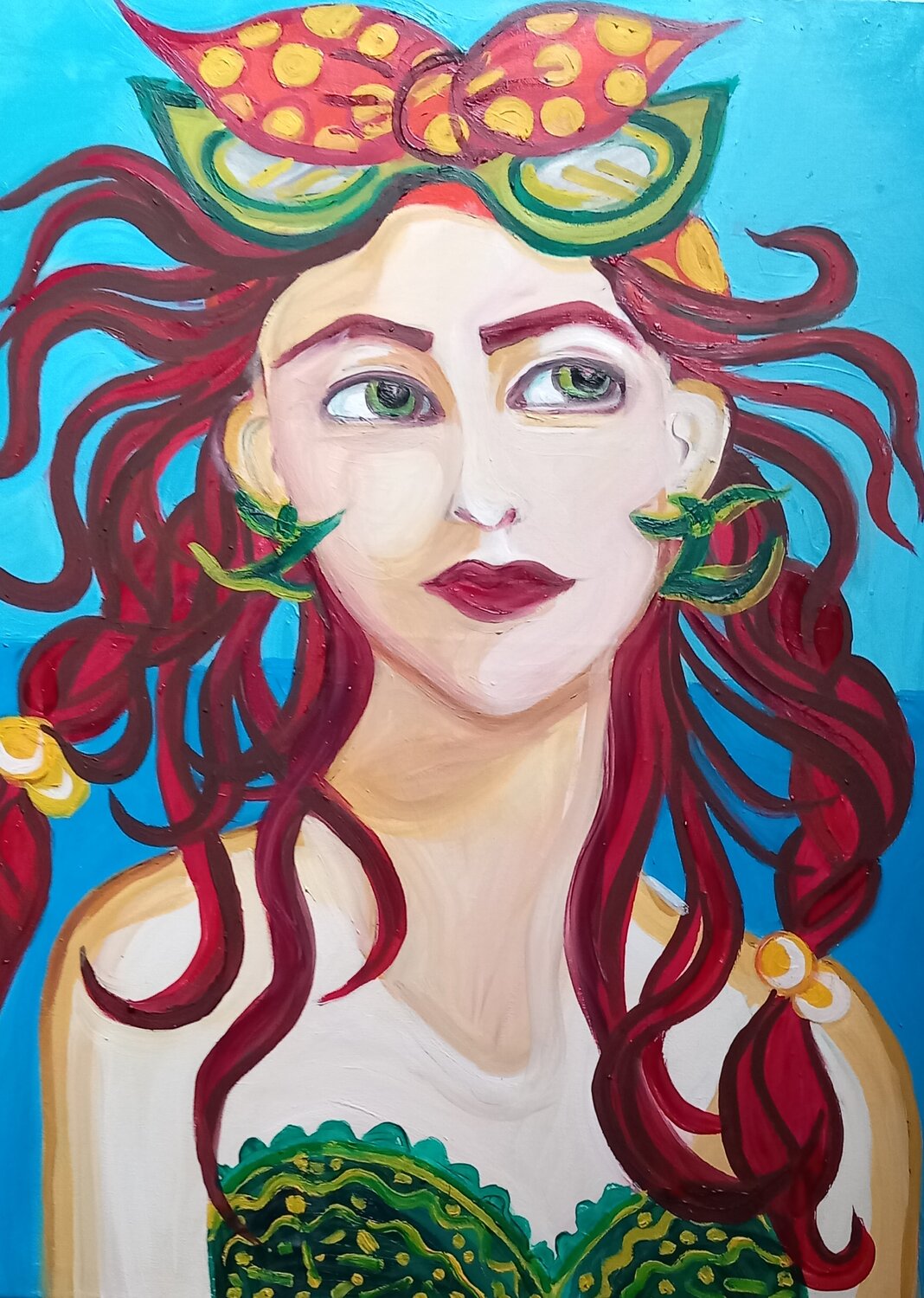 Accapulco Pin-up Zigou Original painting for sale