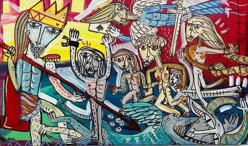 La Liberazione by Alessandro Siviglia, Painting for Sale on Select