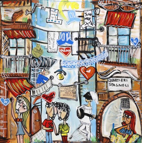 Alleria (Allegria) by Alessandro Siviglia, Painting for Sale on Select