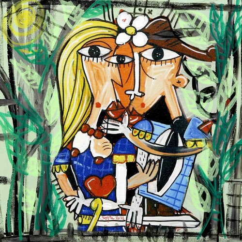 Bacio nel Bosco by Alessandro Siviglia, Painting for Sale on Select