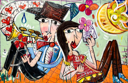 Il Suono Magico by Alessandro Siviglia, Painting for Sale on Select