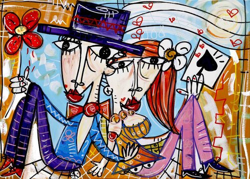 Un Fiore per Te by Alessandro Siviglia, Painting for Sale on Select