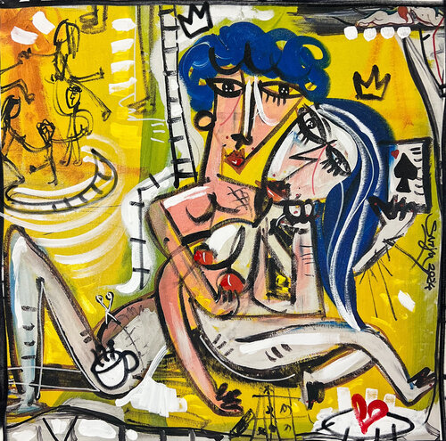 Hot Love by Alessandro Siviglia, Painting for Sale on Select
