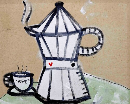 La Moka by Alessandro Siviglia, Painting for Sale on Select