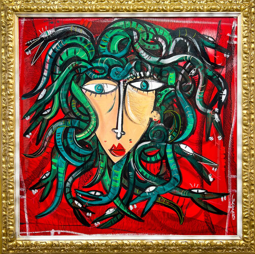 La Medusa 2024 by Alessandro Siviglia, Painting for Sale on Select