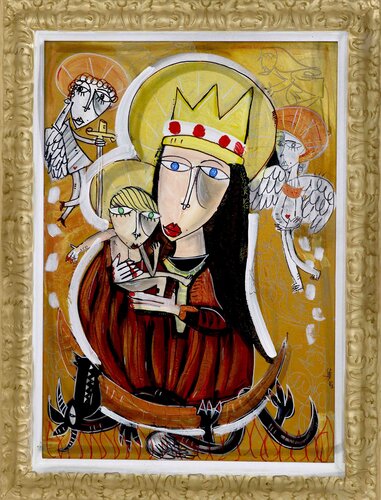 A Mamma e tutt e mamme by Alessandro Siviglia, Painting for Sale on Select