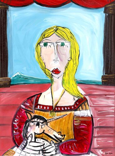 La Giovane Elisabeth by Alessandro Siviglia, Painting for Sale on Select