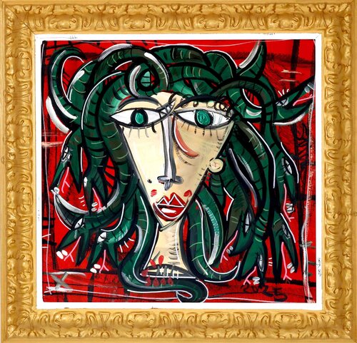 La Medusa Disgraziata by Alessandro Siviglia, Painting for Sale on Select