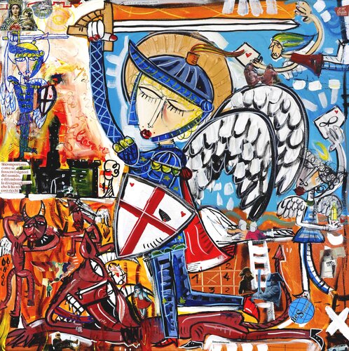Gli Arcangeli by Alessandro Siviglia, Painting for Sale on Select