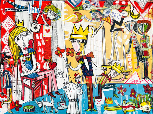 La Mia Stupida Allegria by Alessandro Siviglia, Painting for Sale on Select