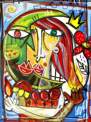 La Dominatrice del Fuoco by Alessandro Siviglia, Painting for Sale on Select