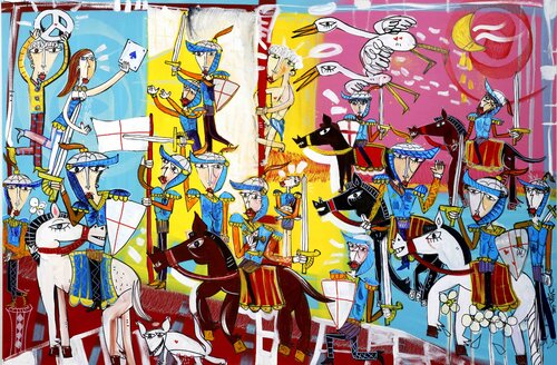 L'Esercito by Alessandro Siviglia, Painting for Sale on Select