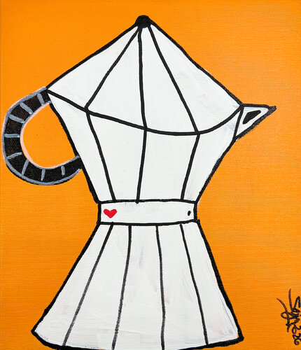 Caffè Arancione by Alessandro Siviglia, Painting for Sale on Select
