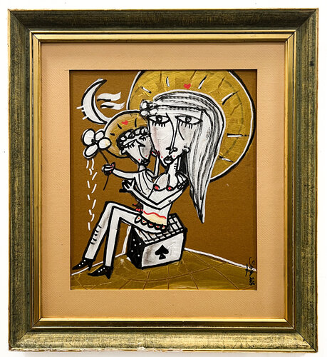 Madonna con il Fiore by Alessandro Siviglia, Painting for Sale on Select