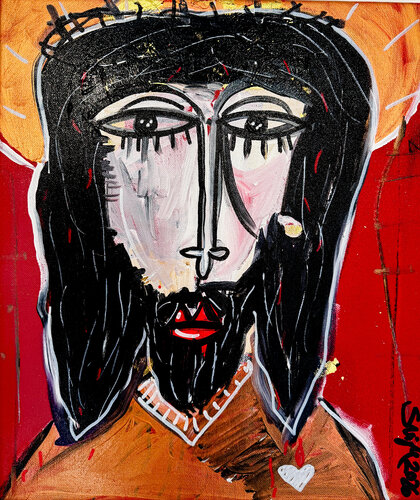 Volto Sacro by Alessandro Siviglia, Painting for Sale on Select