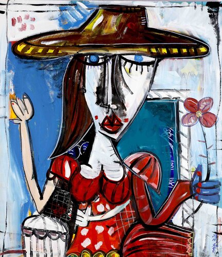 L'Imbrattata by Alessandro Siviglia, Painting for Sale on Select