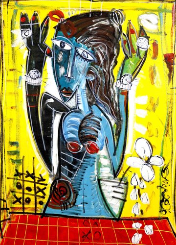 La Dama del Lusso by Alessandro Siviglia, Painting for Sale on Select