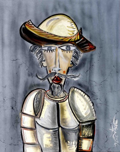 Ritratto di Don Chisciotte by Alessandro Siviglia, Painting for Sale on Select