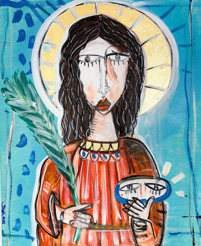 Santa Lucia by Alessandro Siviglia, Painting for Sale on Select