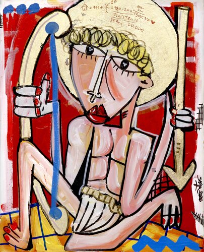 Cupido e la Divisione by Alessandro Siviglia, Painting for Sale on Select
