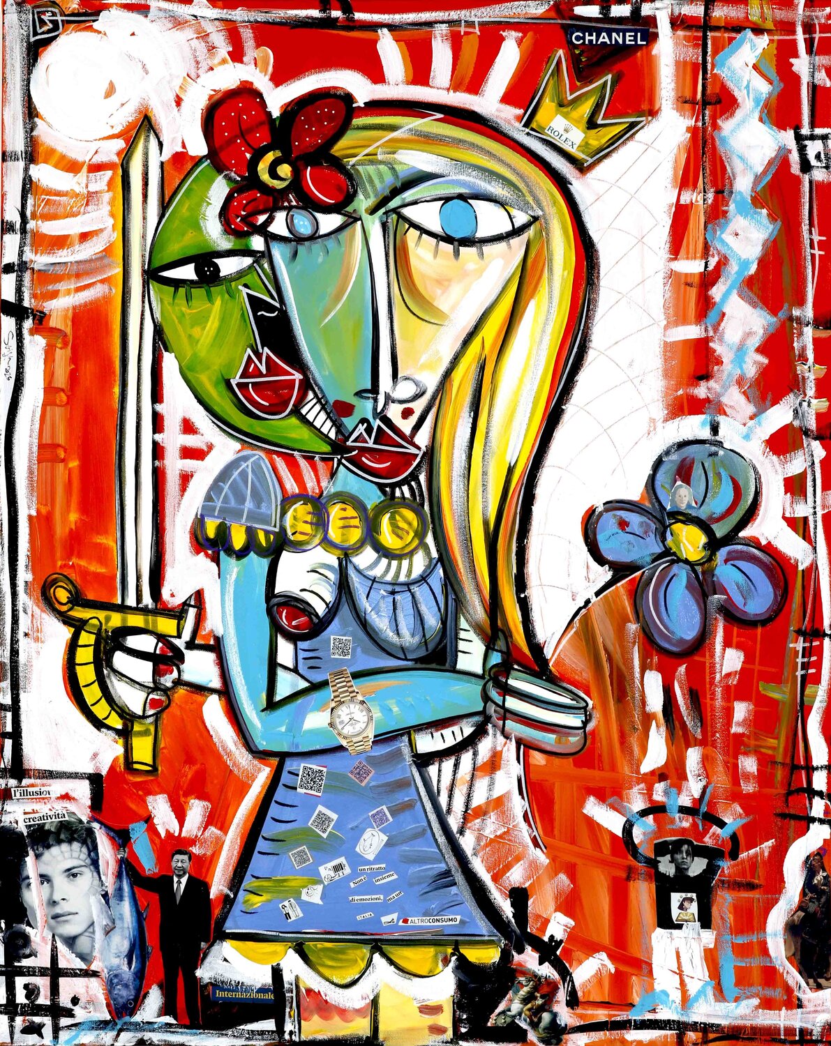 Chanel Alessandro Siviglia Original painting for sale