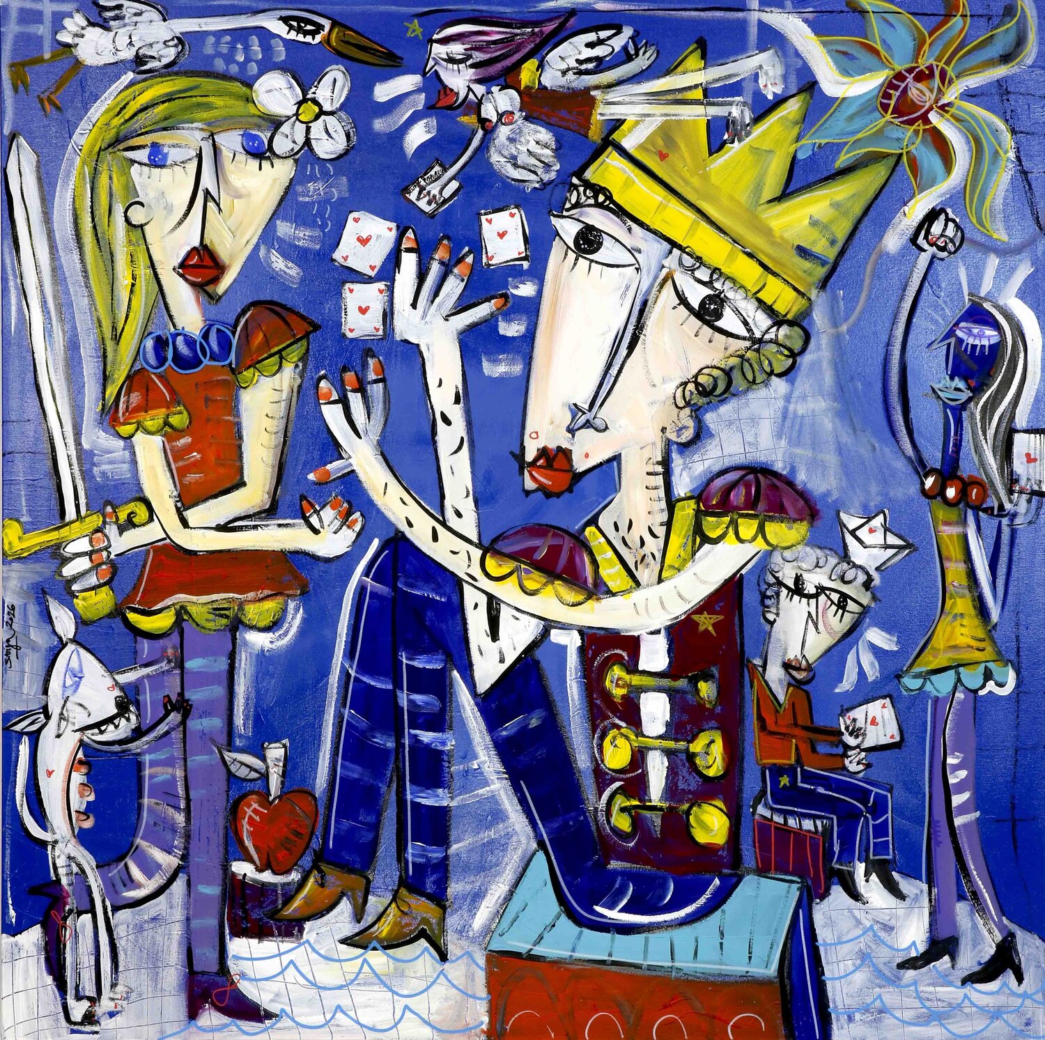 Giochi Psicologici Alessandro Siviglia Original painting for sale