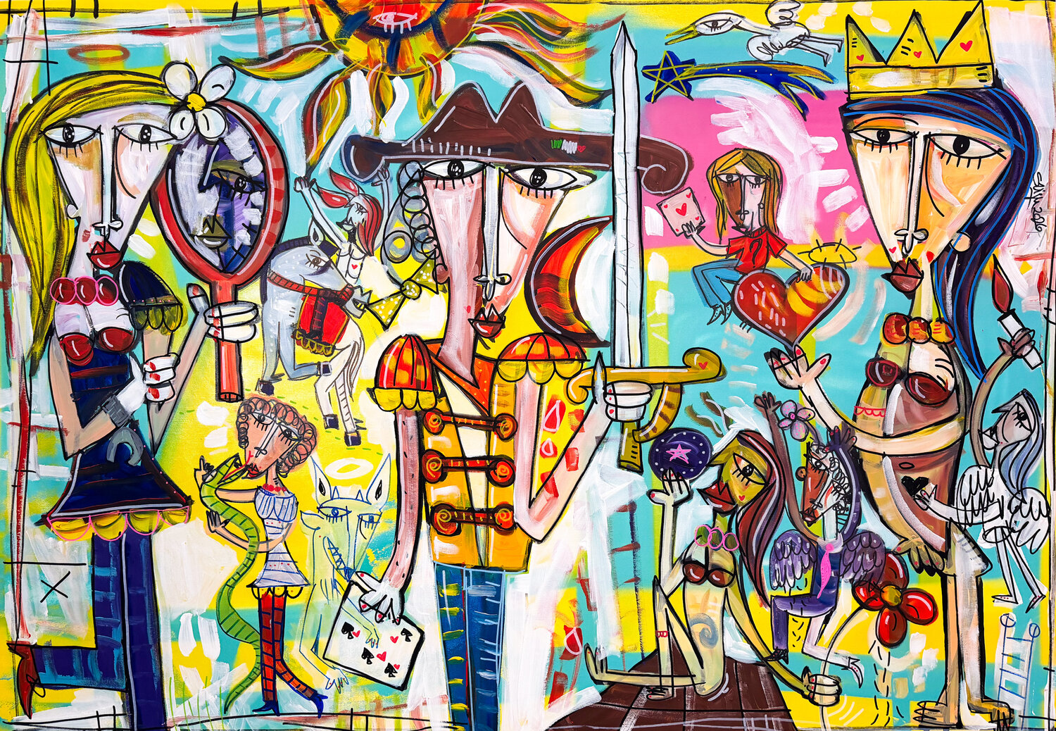 Cometa di Ricordi Alessandro Siviglia Original painting for sale