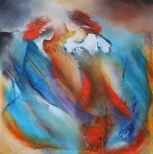 Rendez Vous 15-10 by Wil Lof, Painting for Sale on Select