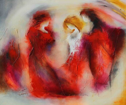 Rendez-Vous  19-04 by Wil Lof, Painting for Sale on Select