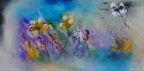 Flowers 14-03 by Wil Lof, Painting for Sale on Select