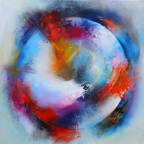 Terre Circulaire 26-01 by Wil Lof, Painting for Sale on Select