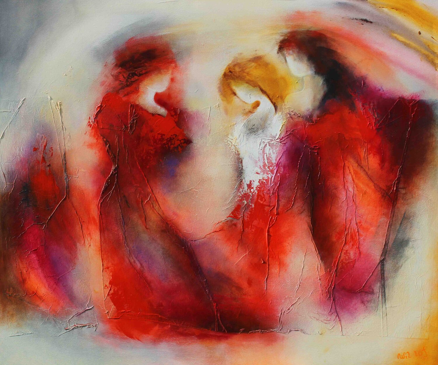 Rendez-Vous  19-04 Wil Lof Original painting for sale