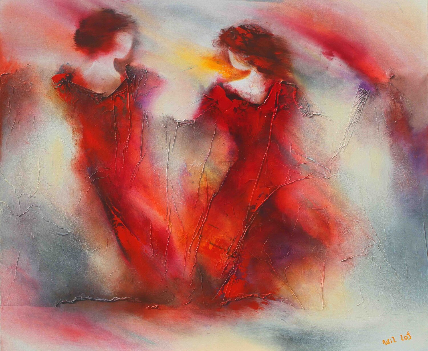 Rendez-Vous  19-05 Wil Lof Original painting for sale