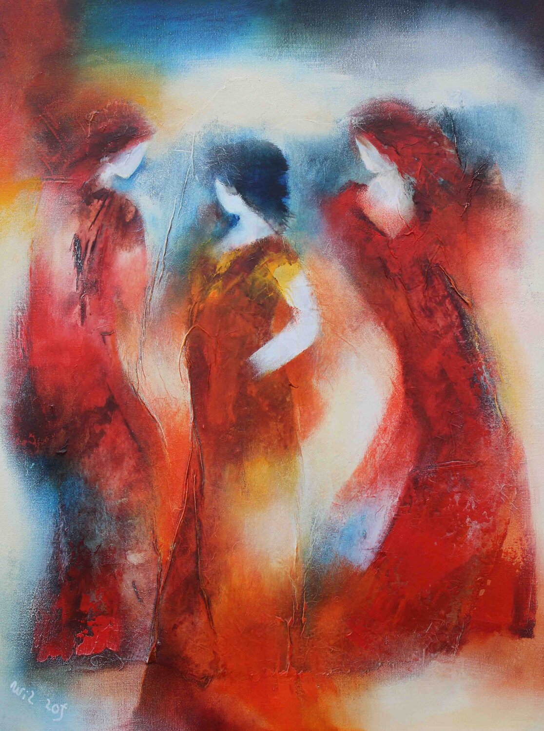Ontm 07-07 Wil Lof Original painting for sale