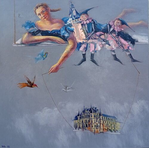 Collectionneurs by Yutao Ge, Painting for Sale on Select