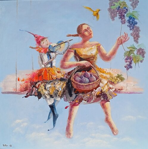 Recoltes by Yutao Ge, Painting for Sale on Select