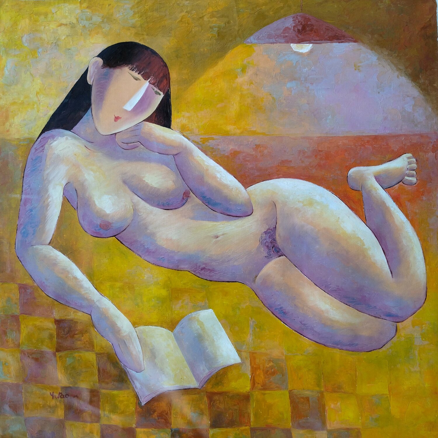 Lecture Yutao Ge Original painting for sale