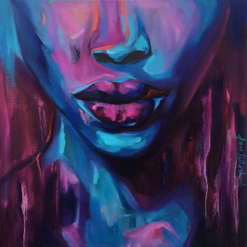 Empowered - Afrocentric Wall Art by Anna Miklashevich, Painting for Sale on Select
