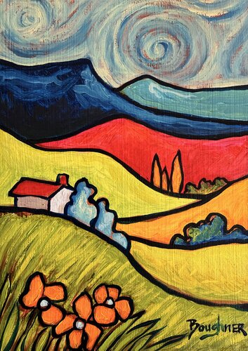 Gem 182 by Elisa Boughner, Painting for Sale on Select