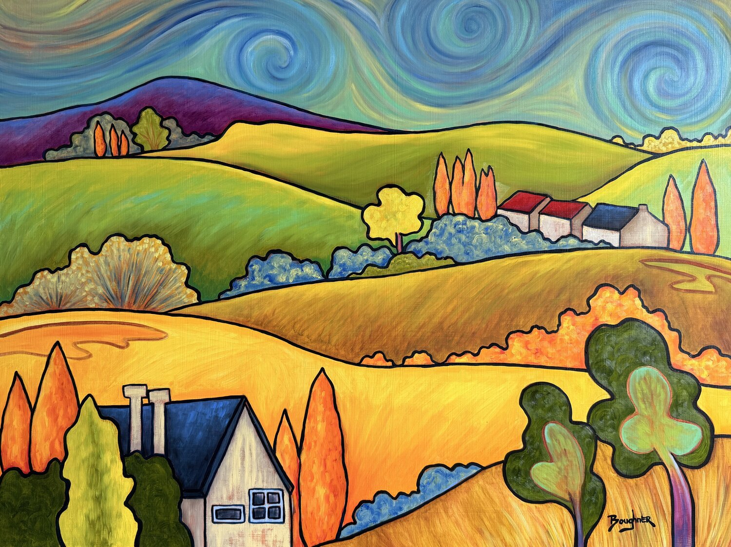 Image 1125 Elisa Boughner Original painting for sale