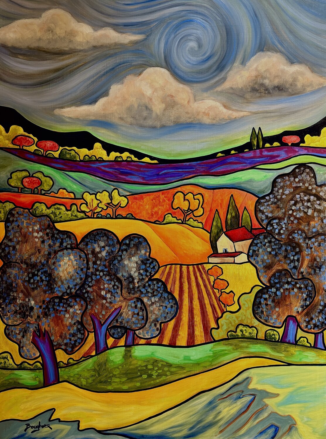 Image 1139 Elisa Boughner Original painting for sale