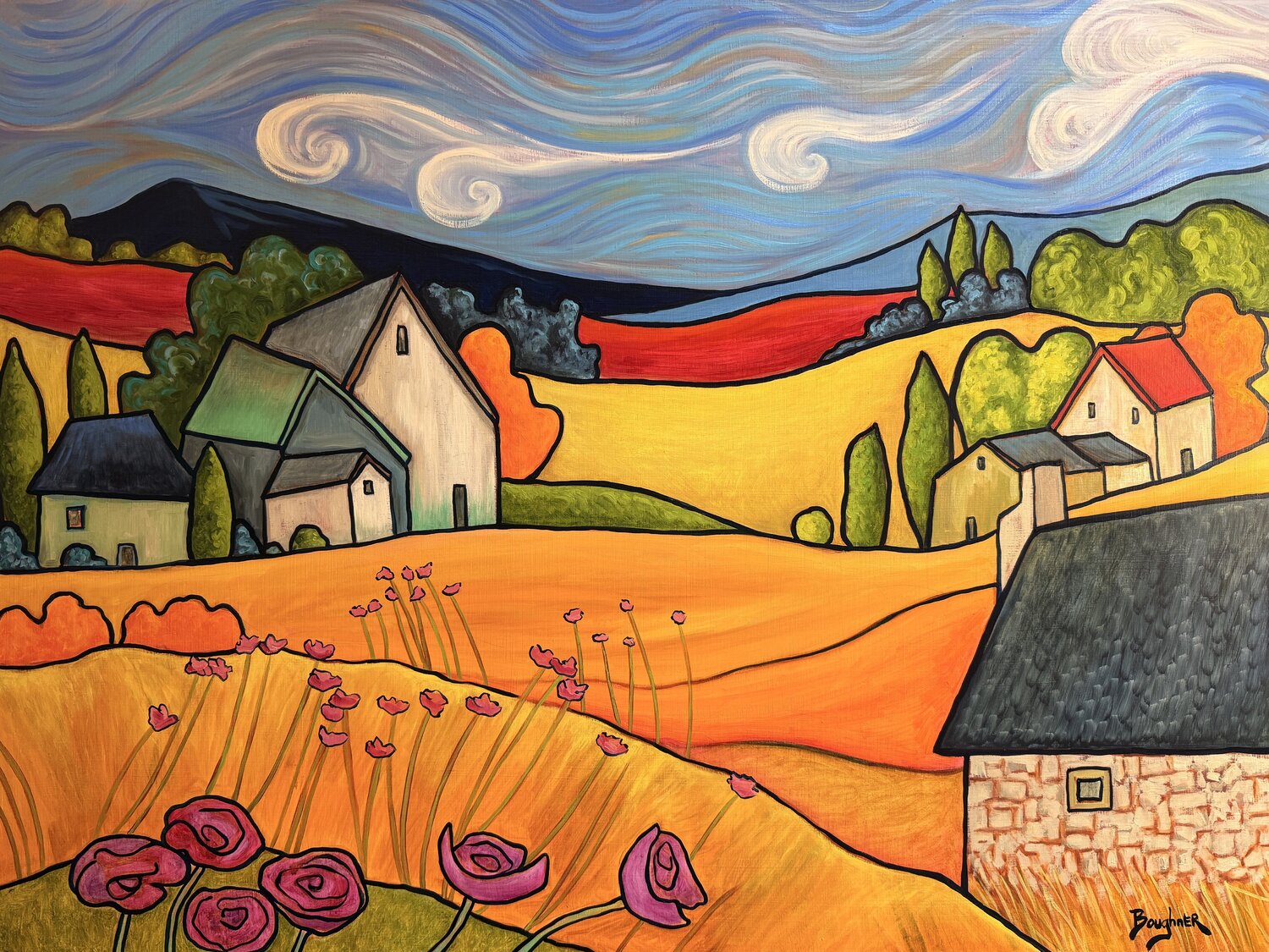 Image 1180 Elisa Boughner Original painting for sale