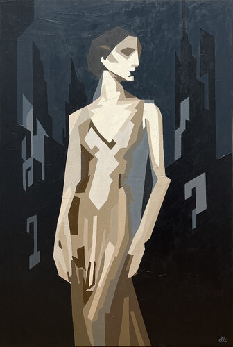 Kobieta z marmuru II by Dorota Kwiatkowska, Painting for Sale on Select